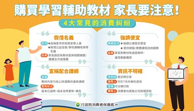 114年7月消費者保護宣導-購買學習輔助教材家長要注意