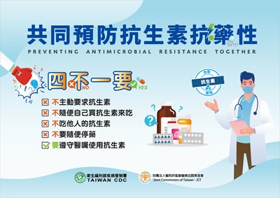 共同預防抗生素抗藥性海報